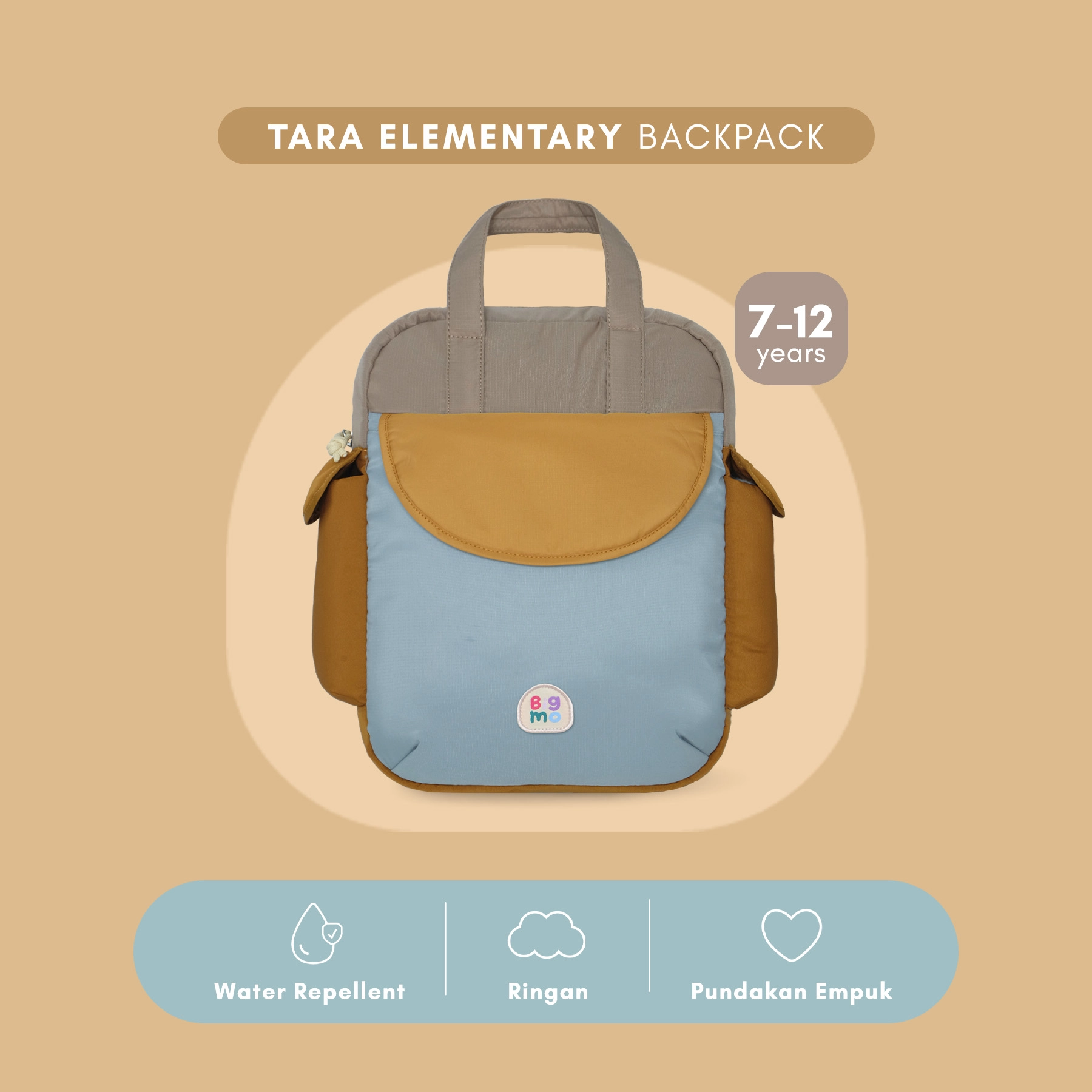 Tara Kinder Large (Elementary) Backpack Buttercream