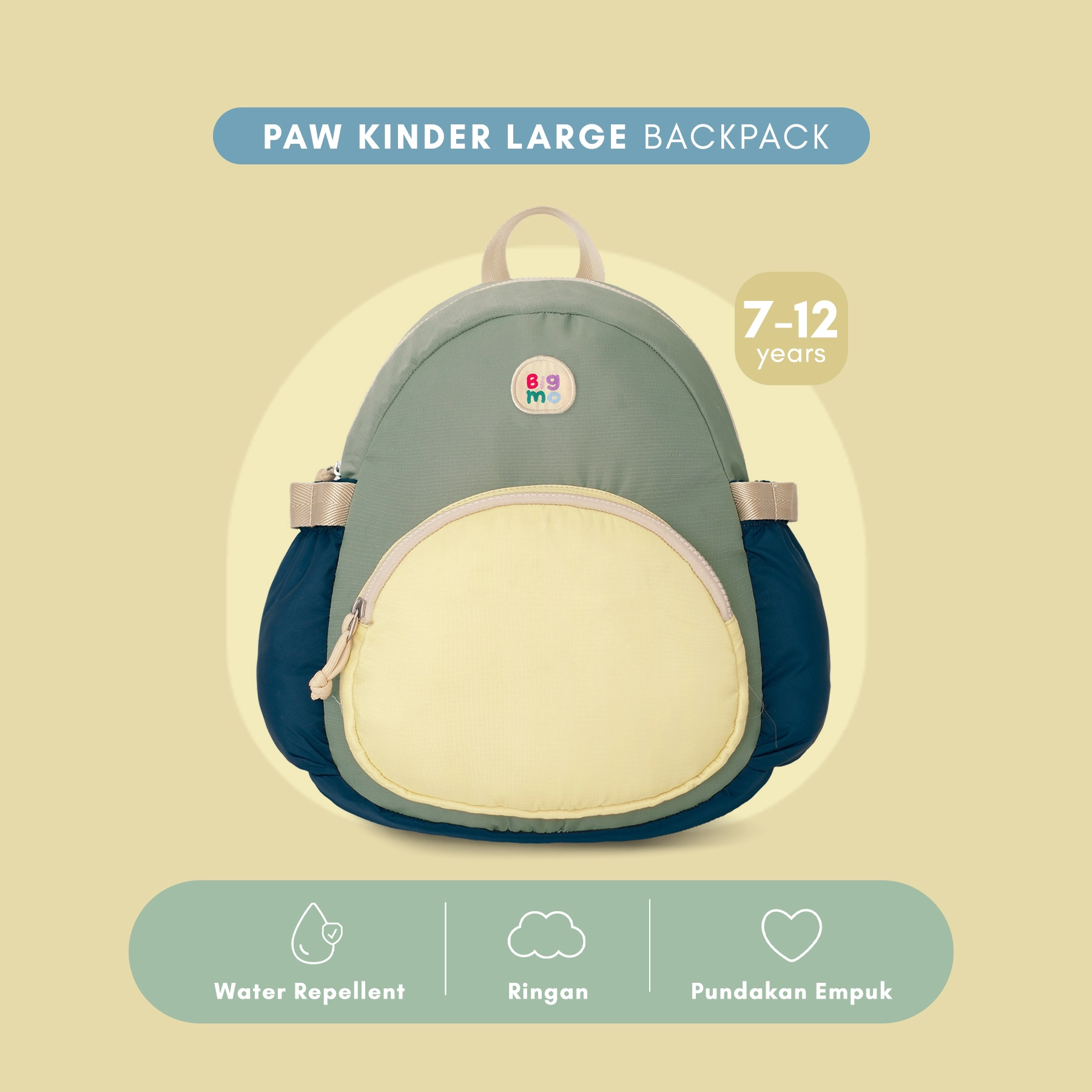 Paw Kinder Large (Elementary) Backpack Fruity