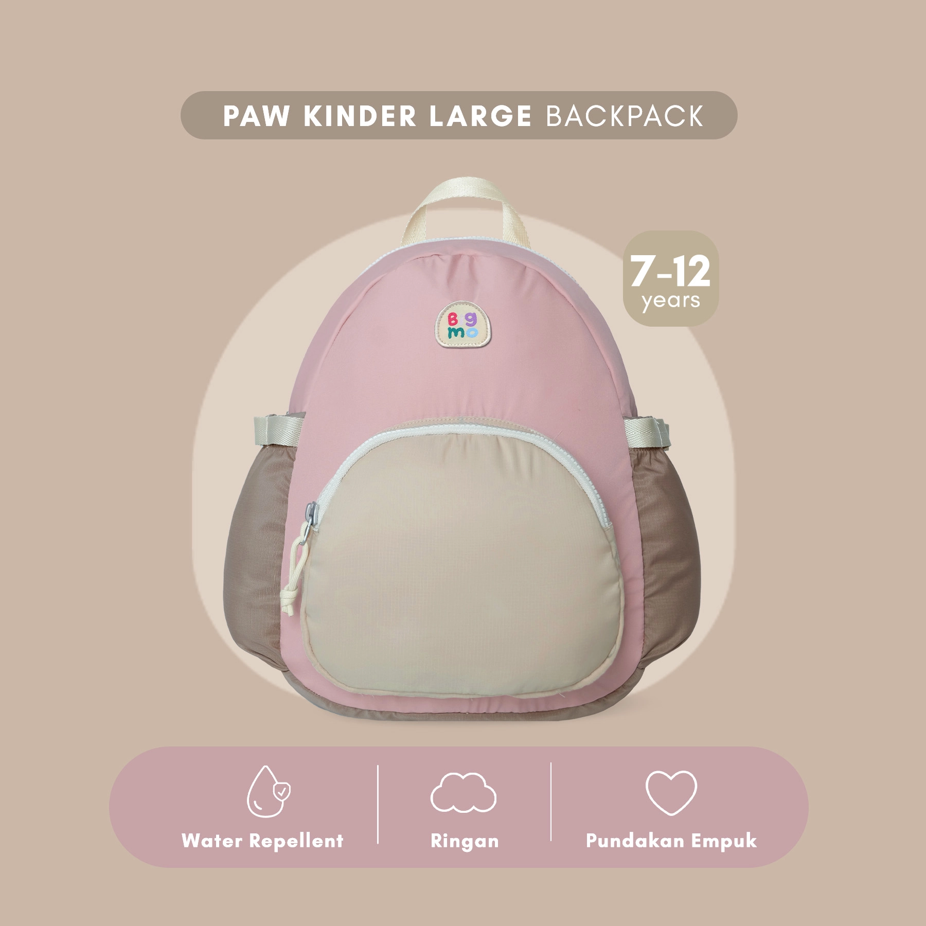 Paw Kinder Large (Elementary) Backpack Neapolitan