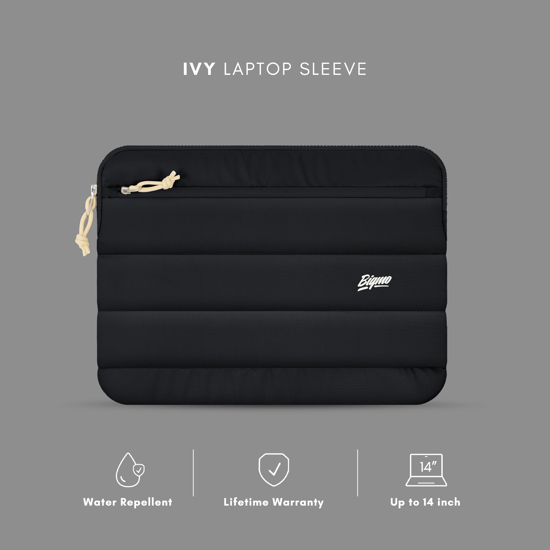 Ivy Laptop Sleeve Black