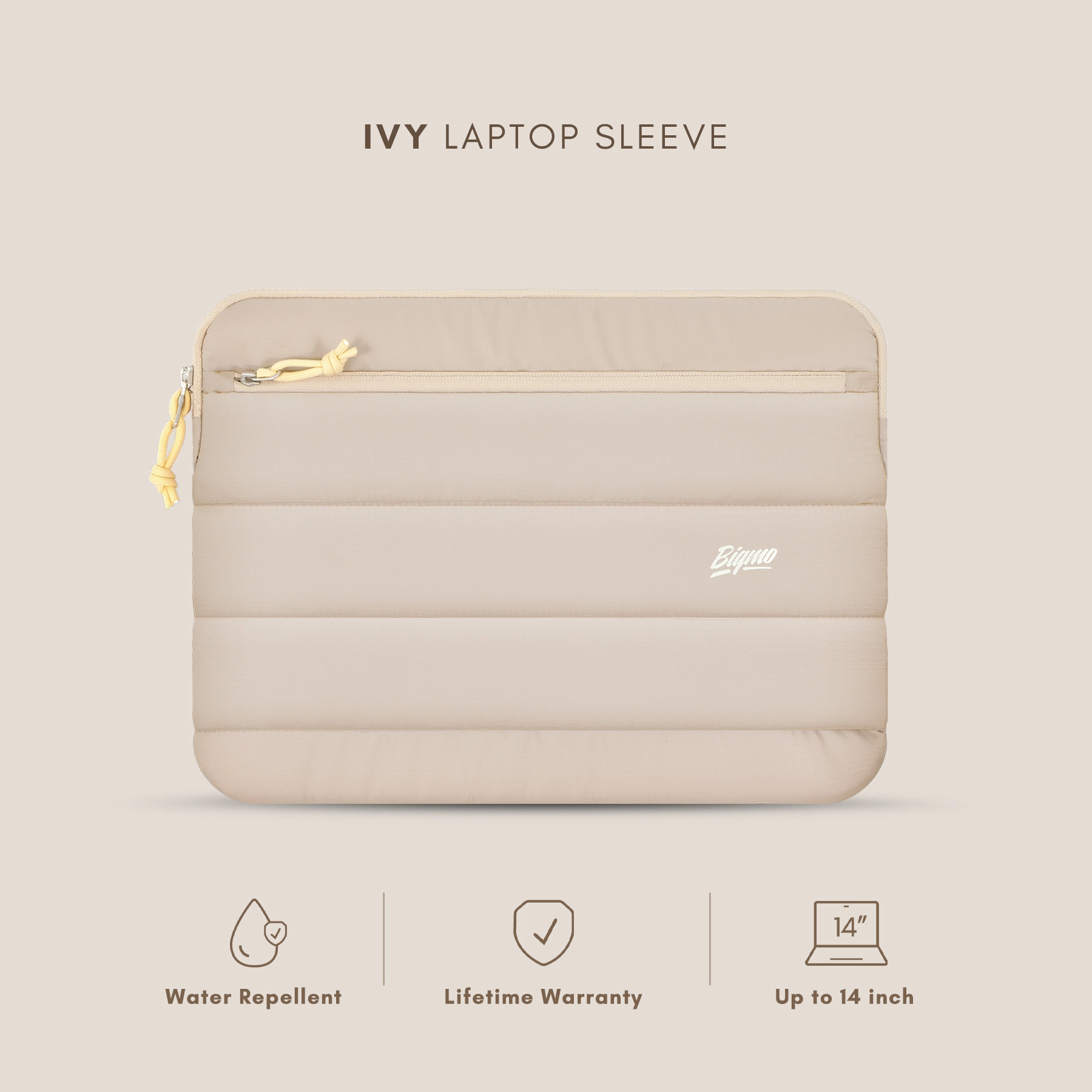 Ivy Laptop Sleeve Oat